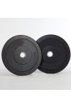 Capetan® gumirani 31mm promjera,2,5 kg standardni utegni disk s čeličnim prstenom u sredini
