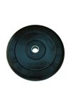 Capetan® gumirani 31mm promjera, 10 kg standardni utegni disk s čeličnim prstenom u sredini