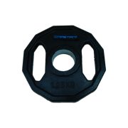   Capetan® Olympia 1,25 kg utegni disk gumirane površine s dvije ručke, kvadratna zaštita od prevrtanja s promjerom rupe od 51mm.