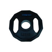 Capetan® Olympia 1,25 kg utegni disk gumirane površine s dvije ručke, kvadratna zaštita od prevrtanja s promjerom rupe od 51mm. Capetan® Olympia 1,25 kg utegni disk gumirane površine s dvije ručke, kvadratna zaštita od prevrtanja s promjerom rupe od 51mm.