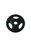 Capetan® Tri Grip gumirani ergonomski utegni disk od 1,25 kg s promjerom rupe 31 mm