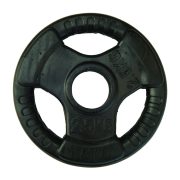   Capetan® Professional Line Olympic Tri Grip gumirani ergonomski utegni disk od 2,5kg čelični utegni disk s promjerom rupe 51 mm s ručkama