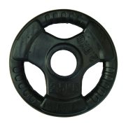 Capetan® Professional Line Olympic Tri Grip gumirani ergonomski utegni disk od 2,5kg čelični utegni disk s promjerom rupe 51 mm s ručkama Capetan® Professional Line Olympic Tri Grip gumirani ergonomski utegni disk od 2,5kg čelični utegni disk s promjerom rupe 51 mm s ručkama
