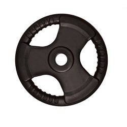   Tactic Sport Professional Line Olympic Tri Grip gumirani utegni disk od 5kg čelični utegni disk s promjerom rupe 51 mm s ručkama