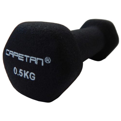 Capetan® Professional Line 2x0,5kg Par jednoručnih čeličnih bučica s neoprenskim premazom