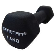   Capetan® Professional Line 2x1,5kg Par jednoručnih čeličnih bučica s neoprenskim premazom