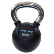 Capetan®Professional Line Čelični kettlebell 20Kg s gumenim premazom i kromiranom ručkom Capetan®Professional Line Čelični kettlebell 20Kg s gumenim premazom i kromiranom ručkom