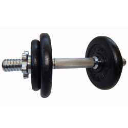   Capetan® Sport 10kg Utegni set jednoručnih obojenih čeličnih proširivih diskova