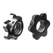 Capetan® 35,5 cm x 30 mm promjer kromirana jednoručna šipka za bučicu - jednoručna šipka  s navojnim prstenima