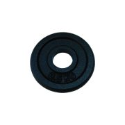   Capetan® 0,5 kg 31mm promjer, čelični pločasti uteg s premazom crne boje svilenkastog sjaja:
