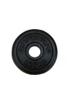 Capetan® 1,25 kg 31mm promjer, čelični pločasti uteg s premazom crne boje svilenkastog sjaja: