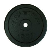 Capetan® 15 kg 31mm promjer, čelični pločasti uteg s premazom crne boje svilenkastog sjaja: Capetan® 15 kg 31mm promjer, čelični pločasti uteg s premazom crne boje svilenkastog sjaja: