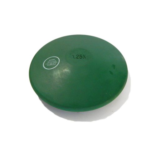 Tactic Sport disk za treniranje 1,25kg zeleni, ne ostavlja tamni trag na podu 