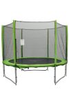 Capetan® Selector Lime 183cm trampolin sa stupovima zaštitne mreže koji dosežu do tla 